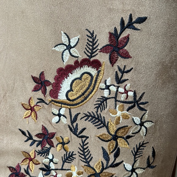 NWT Privy suede embroidered dress - Picture 6 of 9